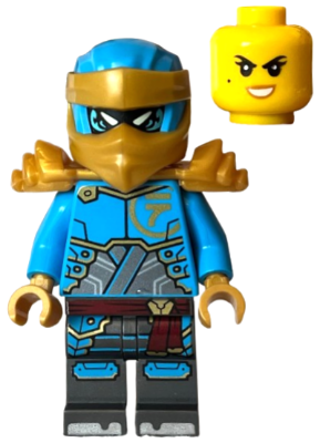 Nya - Dragons Rising, Tunic with Large Armor Plates, Head Wrap, Shoulder Armor