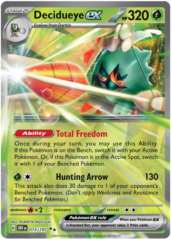 Decidueye ex - Obsidian Flames #15