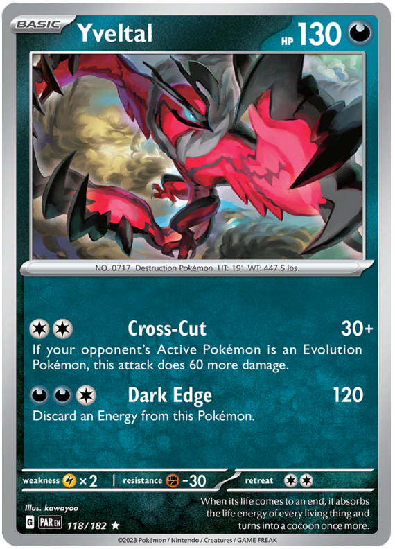 Yveltal - Paradox Rift #118
