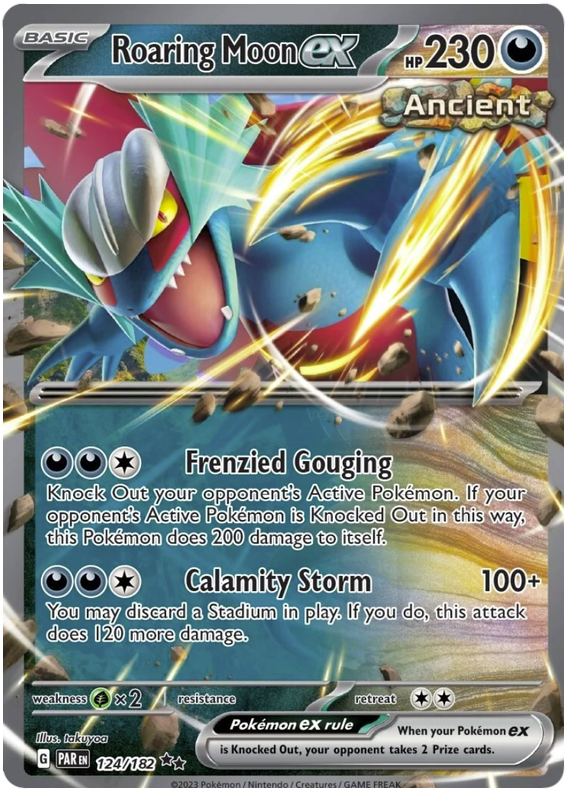 Roaring Moon ex - Paradox Rift #124