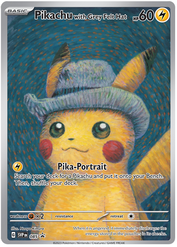 Pikachu (with Grey Felt Hat)